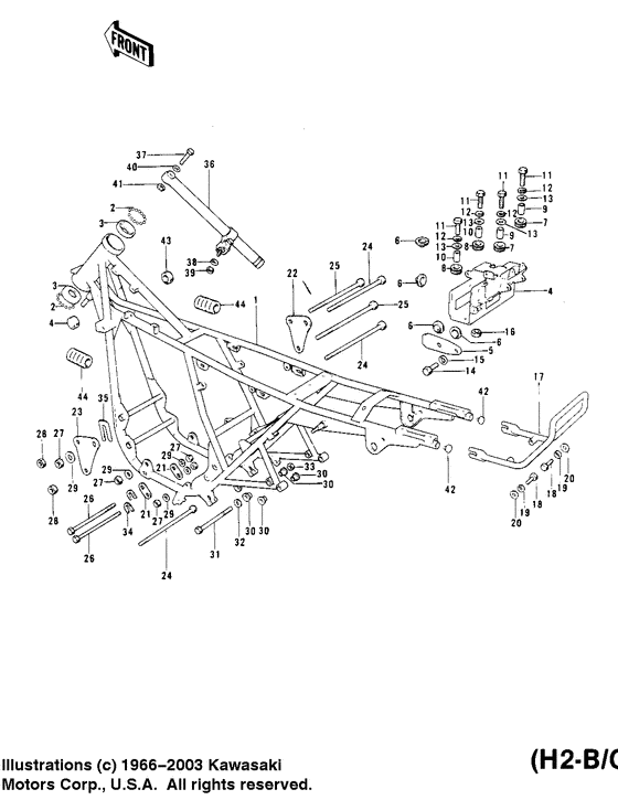 Frame/frame fittings