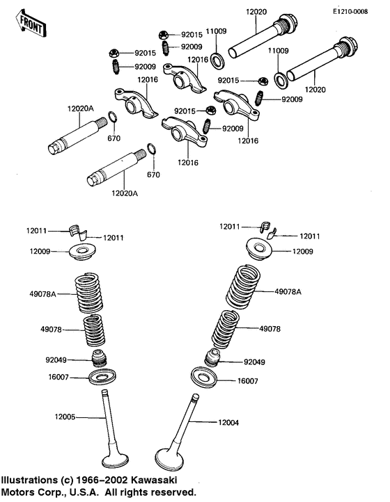 Rocker arms/valves