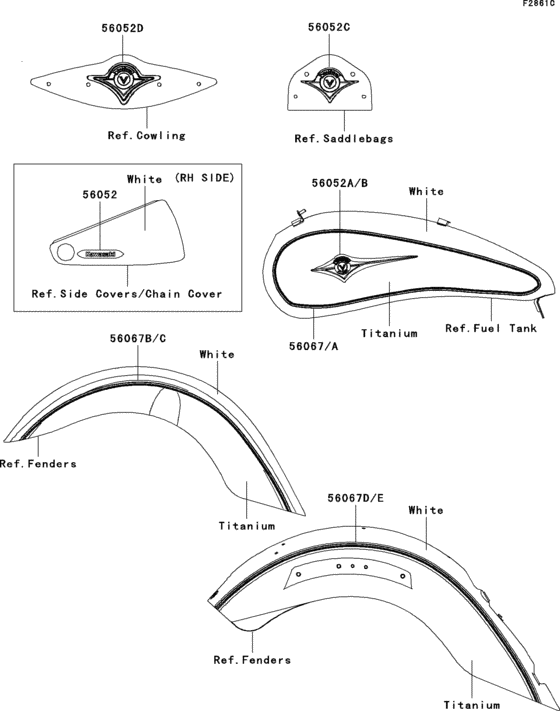 VN2000 Decals(white / titanium)(f7f)