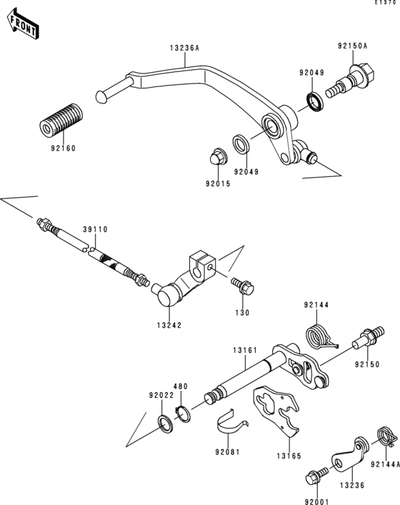 VN800 Механизм переключения передач