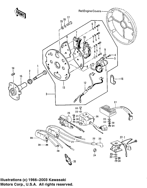 Ignition/regulator/rectifier