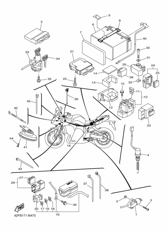 FZ8-S Equipo electrico