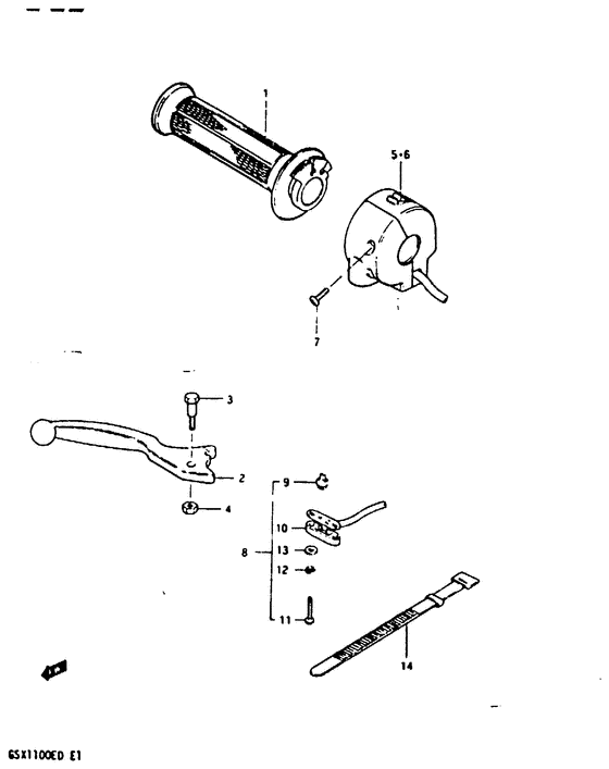 Right handle switch