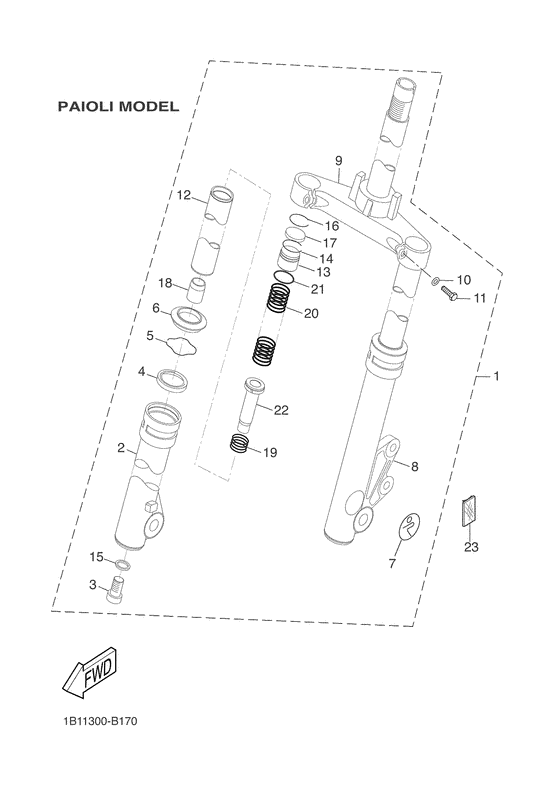 Front fork 1