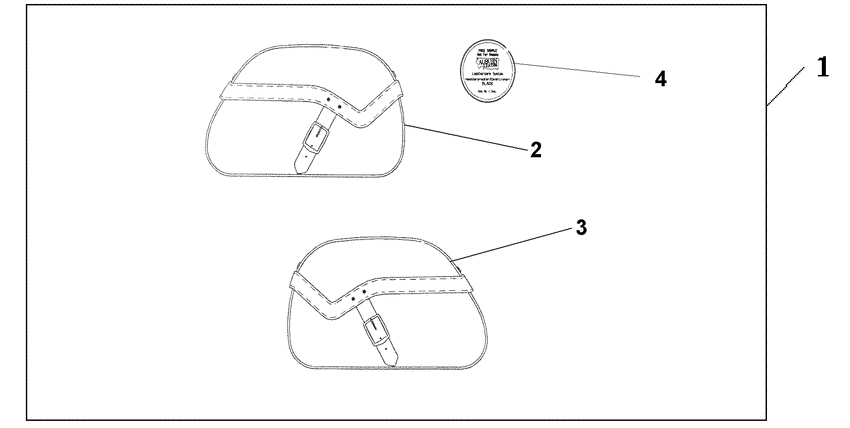 VTX1300S Leather saddlebags