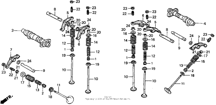 VT600CD2 Распределительный вал