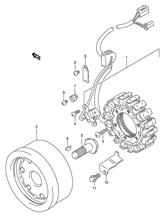 VS800 Зажигание