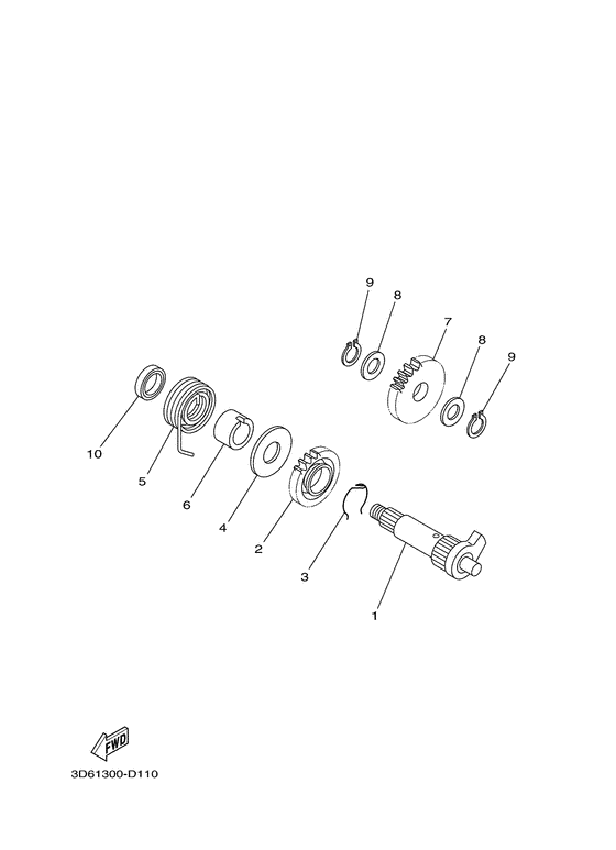 XT125R Стартер