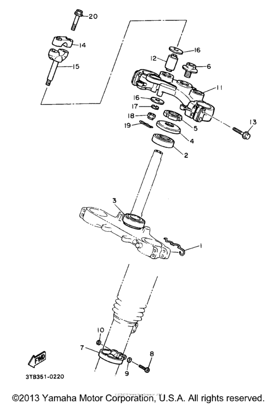 XT600EB Управление