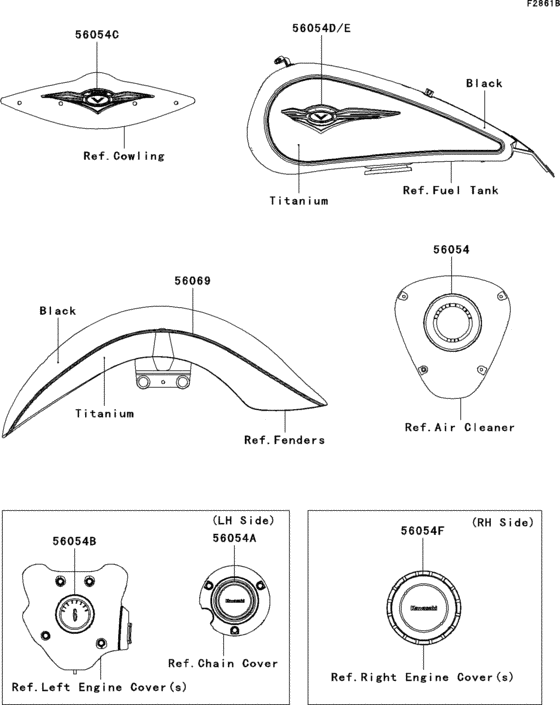 VN1700 Decals(titanium / black)(caf)