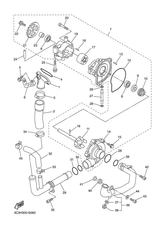 FZ1-N Водяной насос