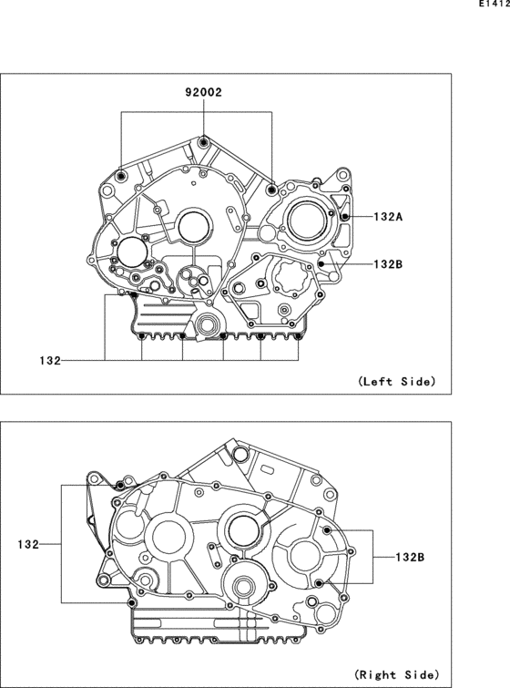 VN800 Болты крепления картера