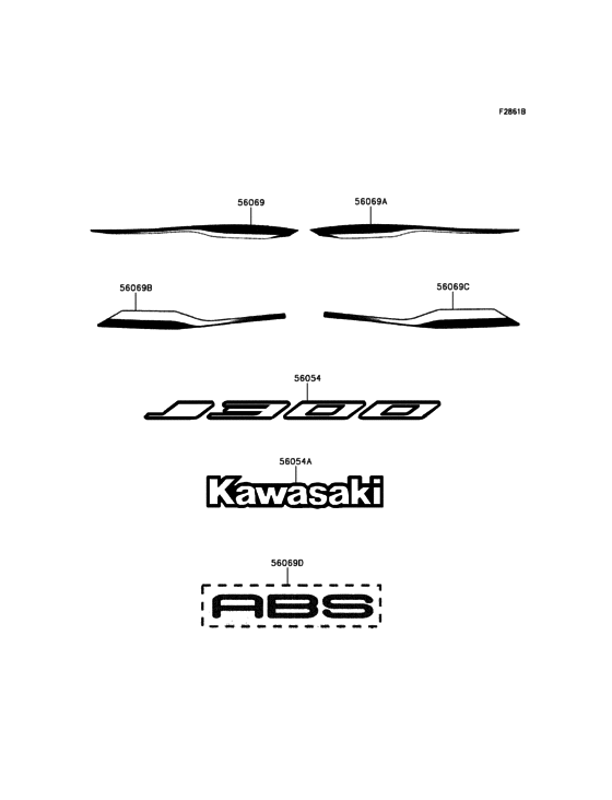 SC300 Decals(Green / Black)