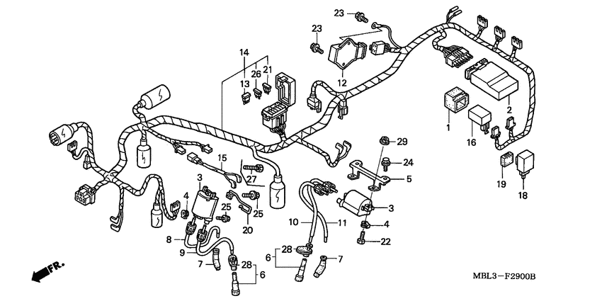 Wire harness/ ignition coil