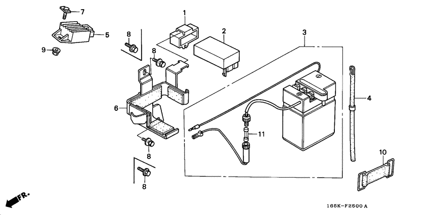 Battery/regulator