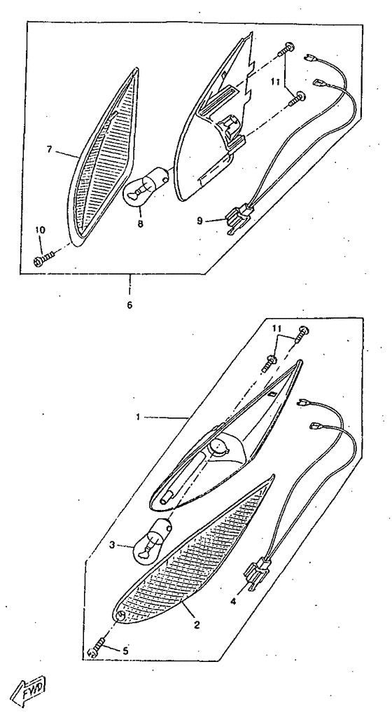 CW50RSP Поворотники