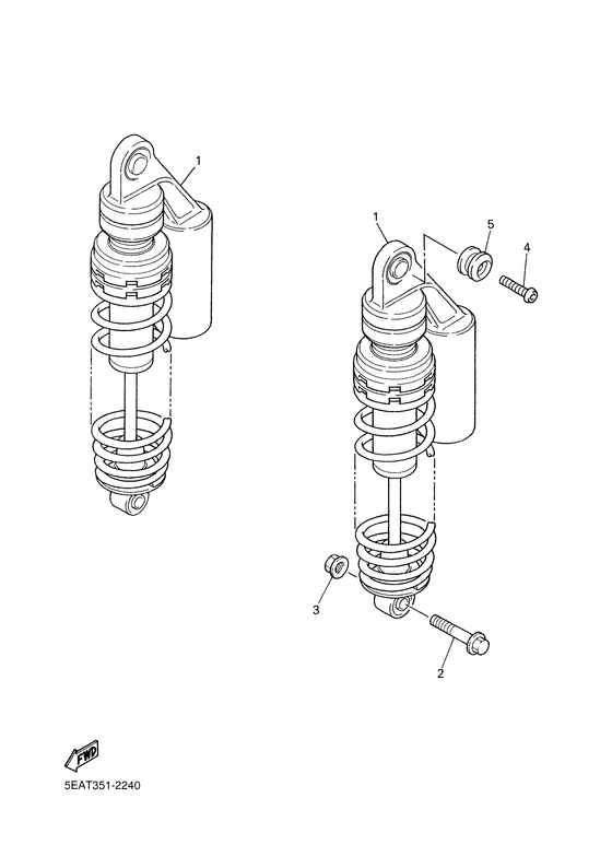 XJR1300 Задняя подвеска