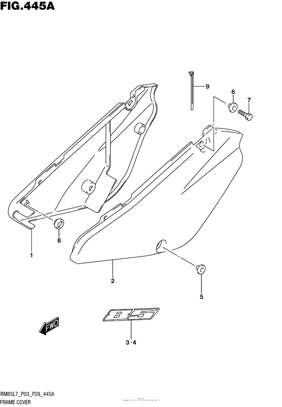 Frame Cover (Rm85L7 P03)