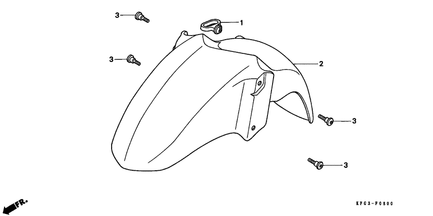 FES250 Переднее крыло