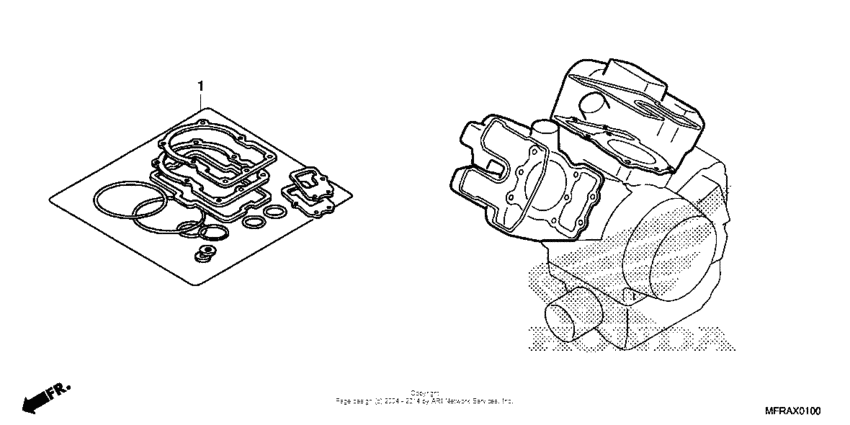 VT1300CS (ABS) Комплекты прокладок