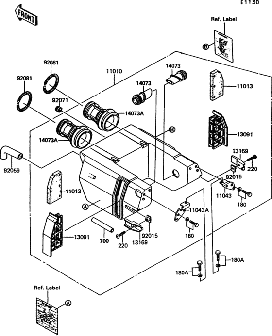 Air filter(ex305-b8)