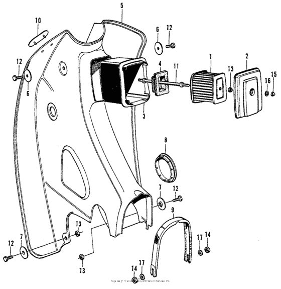 Front cover + air cleaner