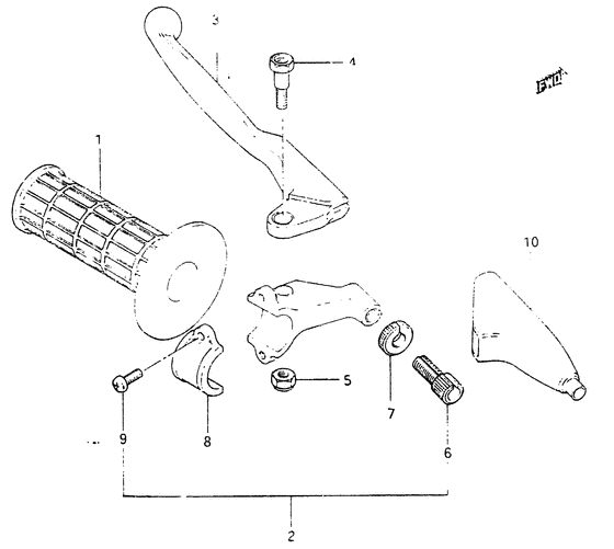 Left handle grip