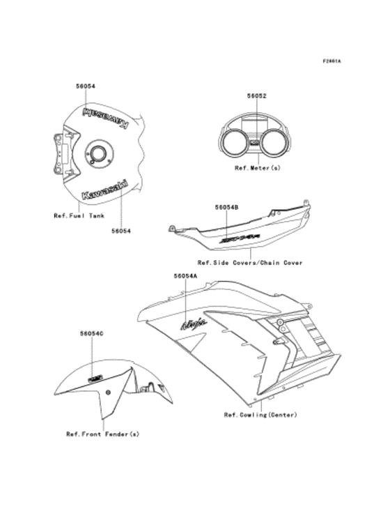 ZX1400 Наклейки