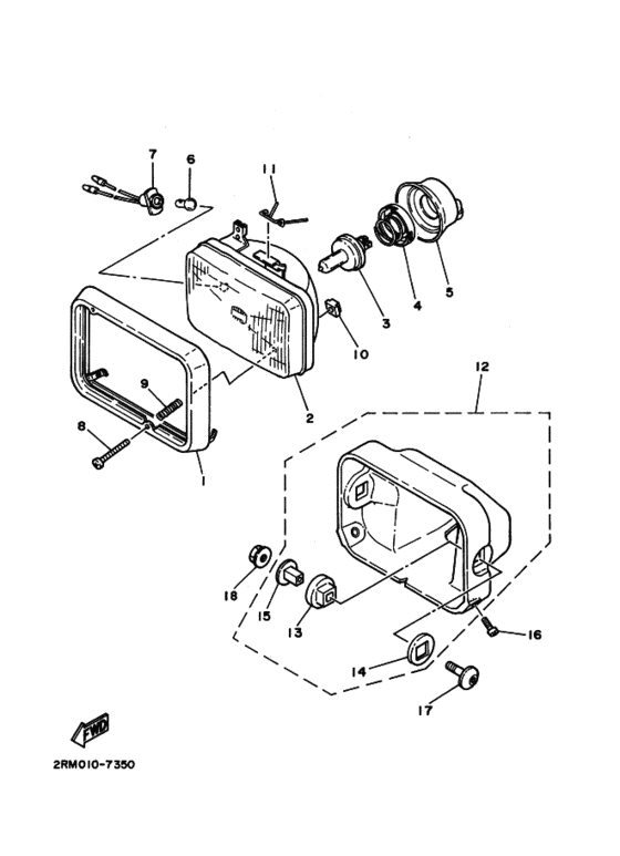 Headlight assy