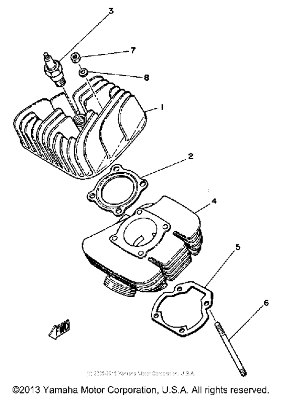 Cylinder head - cylinder