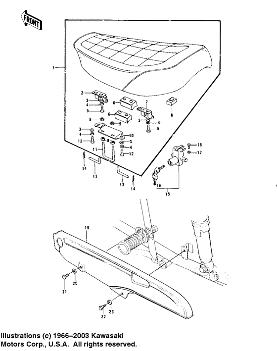 Seat/chain cover