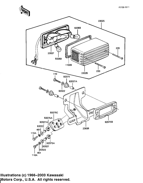 Taillight unit ass`y
