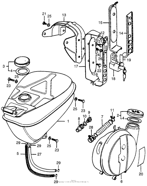 Fuel tank + sub tank