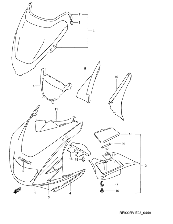 Cowling body