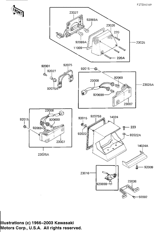 Taillight unit ass`y