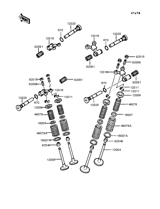 Rocker arms/valves