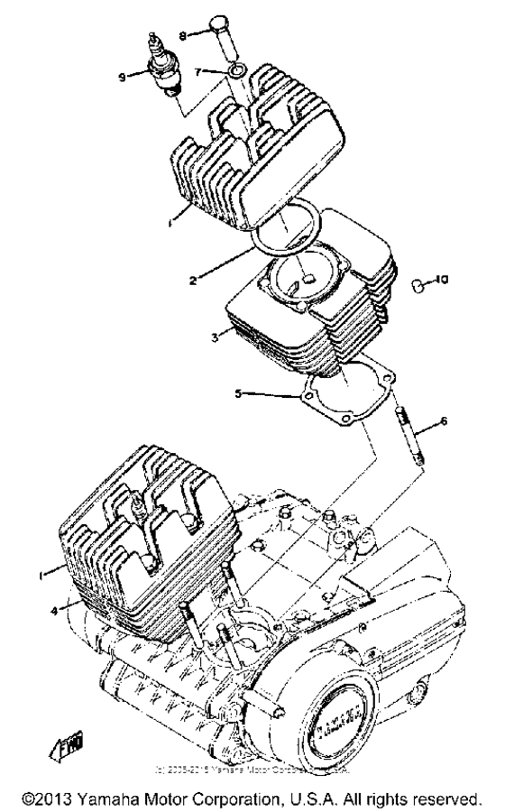 Cylinder head - cylinder