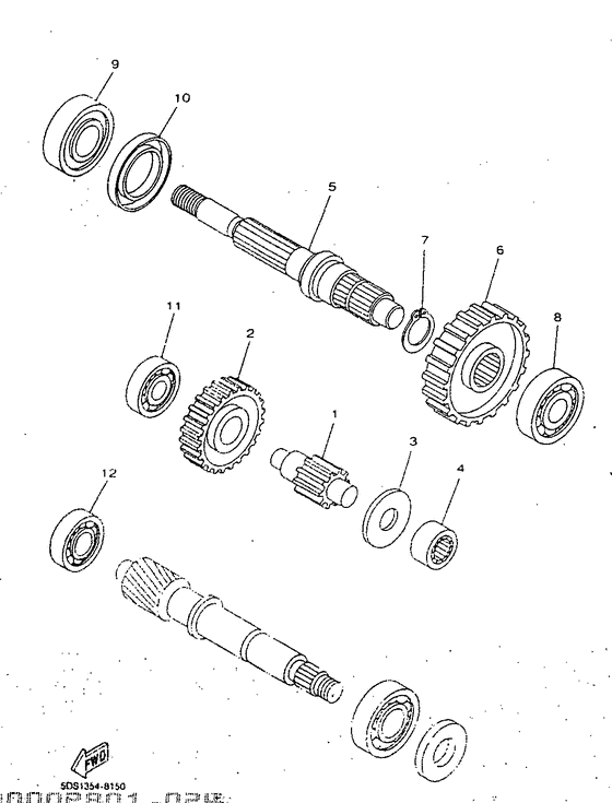 YP125 Трансмиссия
