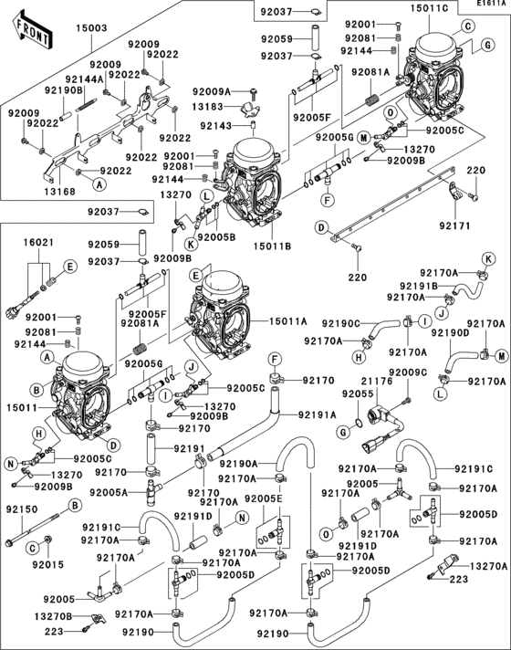 ZX900 Carburetor(1 / 3)(uk)