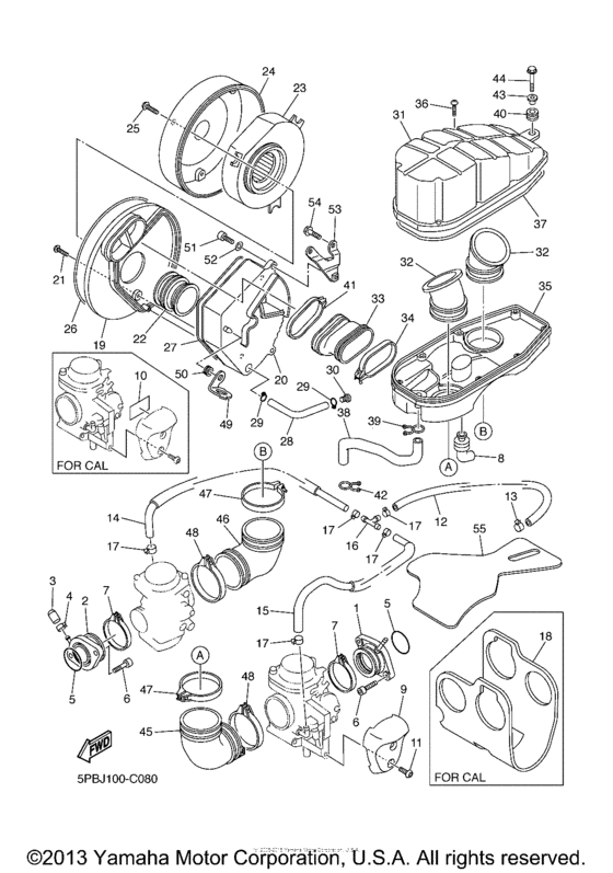 XVS11T-F Впускная система