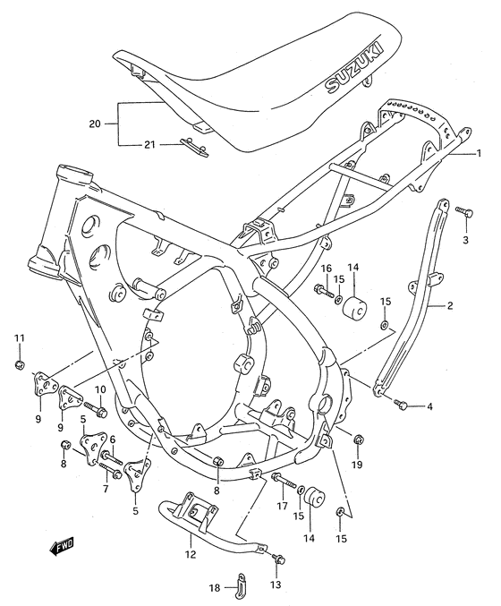 Frame - seat