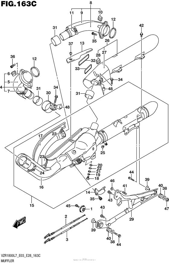 Muffler (Vzr1800Bzl7 E28)