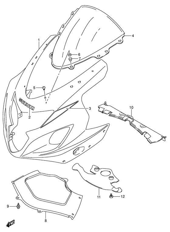 Cowling body