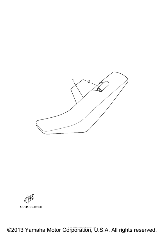 TTR230A Сиденье