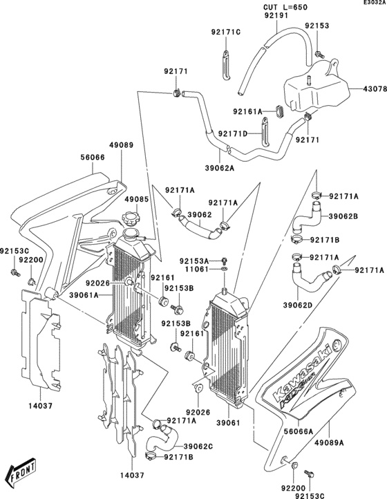 Radiator(klx400-b2)