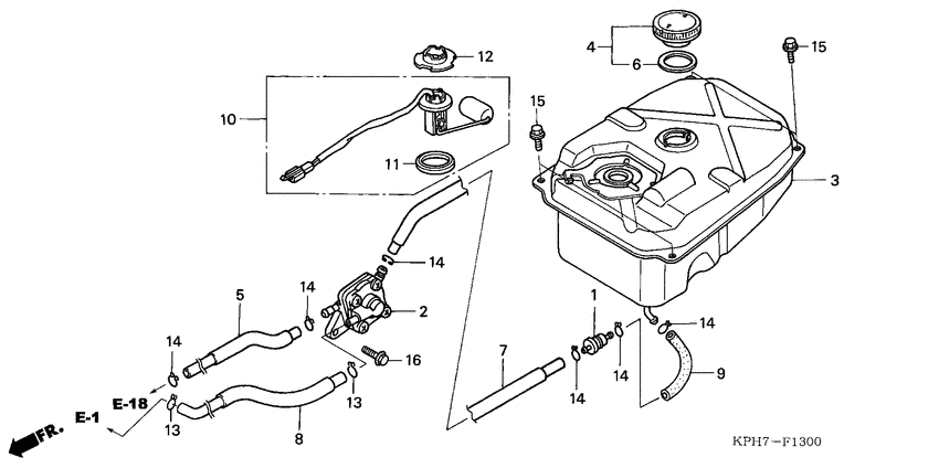 ANF125T Tank fuel