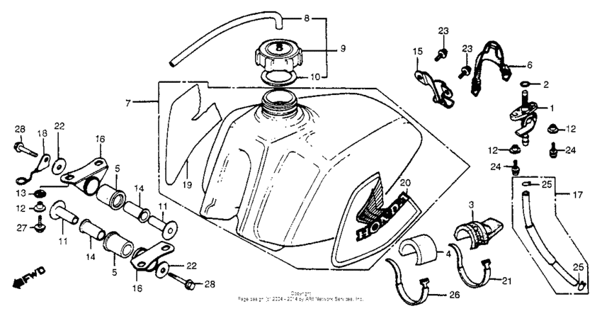 Fuel tank 81