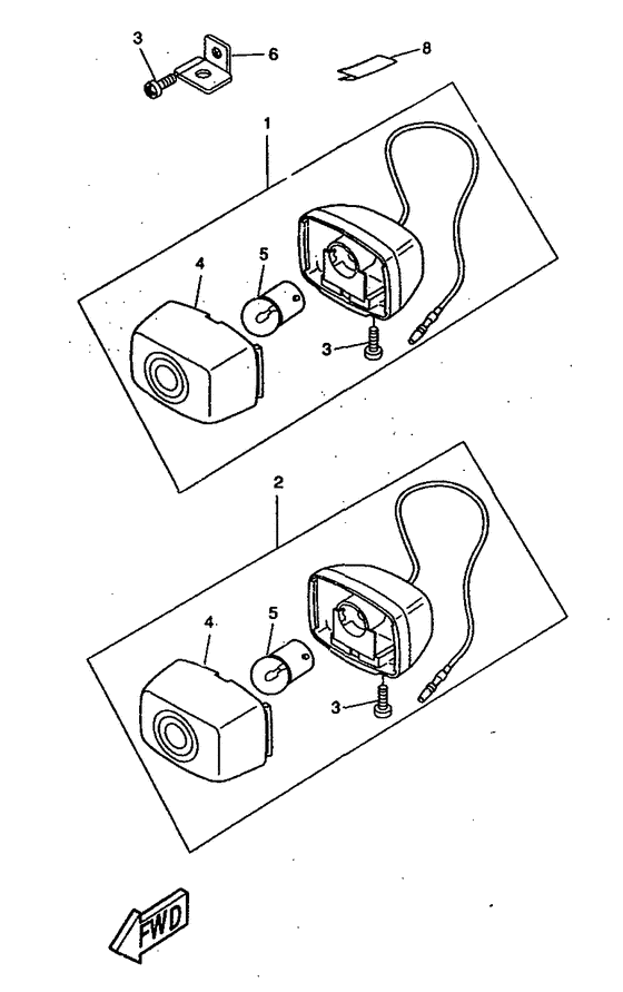 CW50 Поворотники