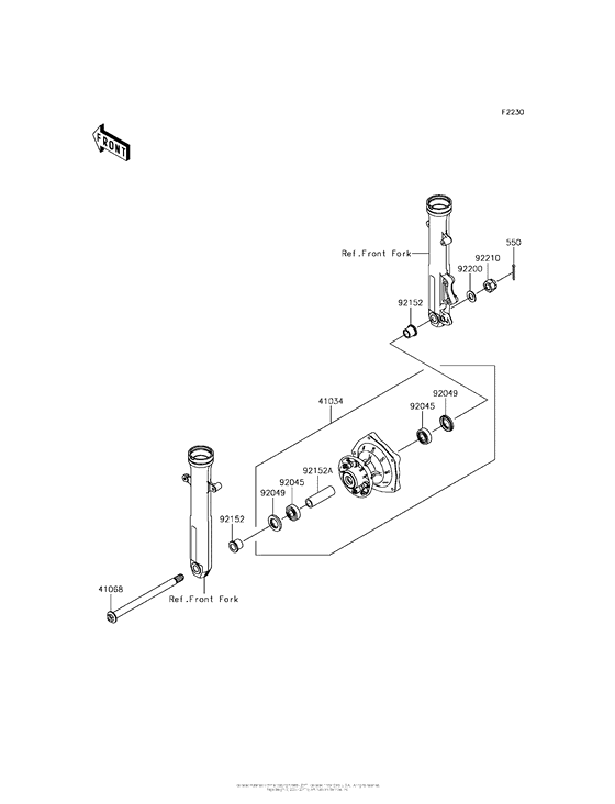  Переднее колесо