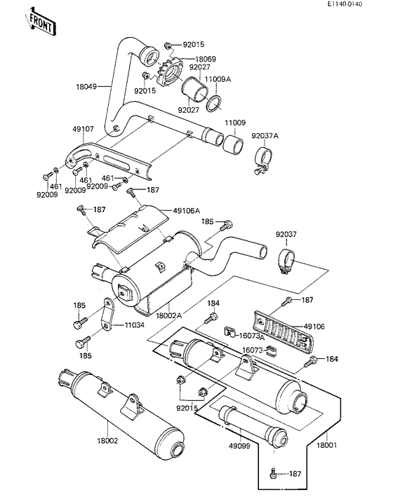 Muffler comp